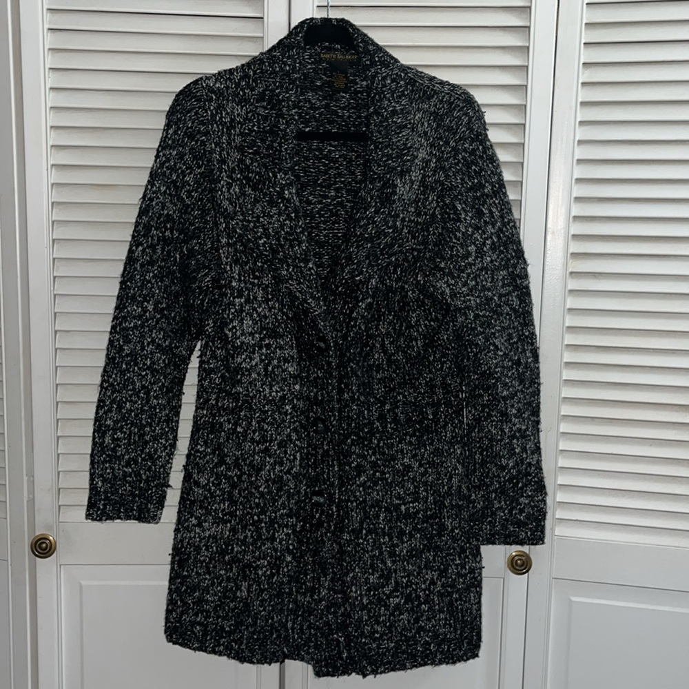 Babette Ballinger wool blend Sweater longline cardigan